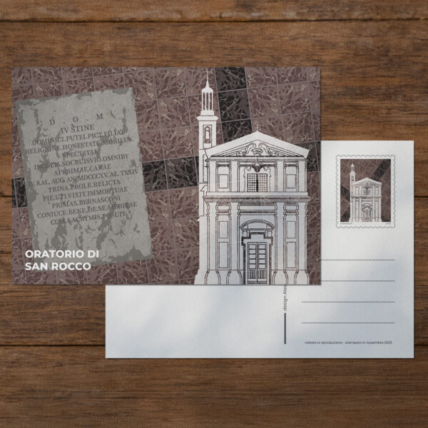 Cartolina Oratorio di San Rocco - Riva San Vitale